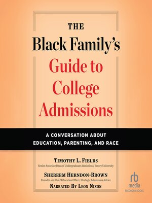 cover image of The Black Family's Guide to College Admissions